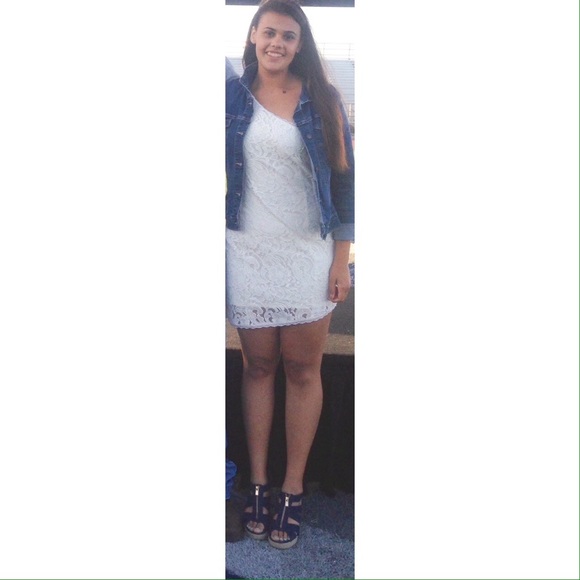 Off White Lace Dress