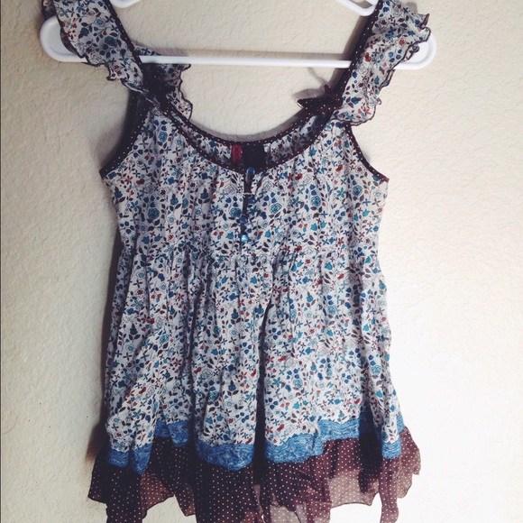 🎉Festival style Host Pick🎉Boho babydoll tank