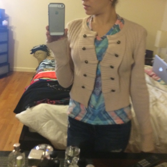 rose petal pink h&m crop sweater