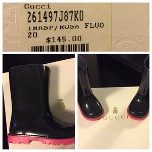 Toddlers Gucci Rain Boots