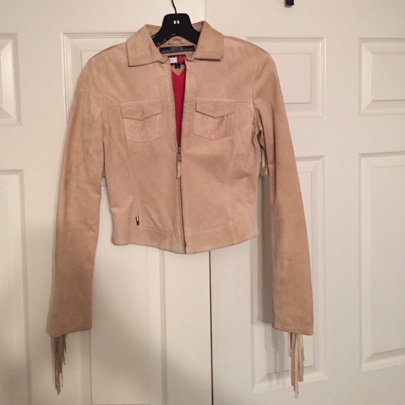 Vintage Tommy Fringe Suede Jacket