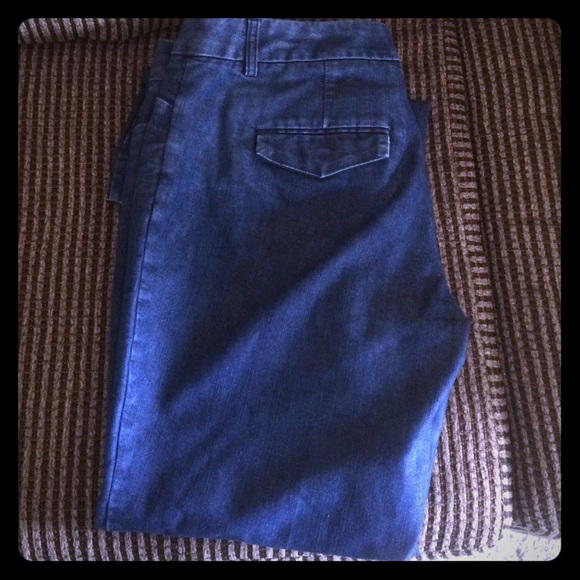 Wide leg dress jeans