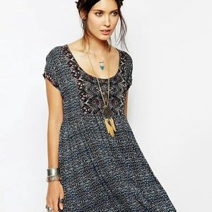 NWOT Free People Sundown Babydoll Dress - L