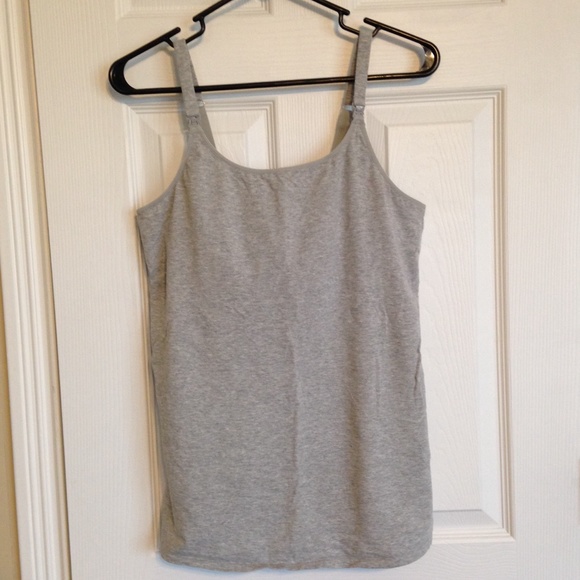 2-pack Maternity nursing tanks with built in bra