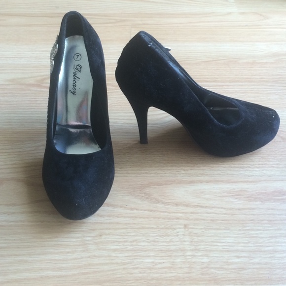 Black high heels