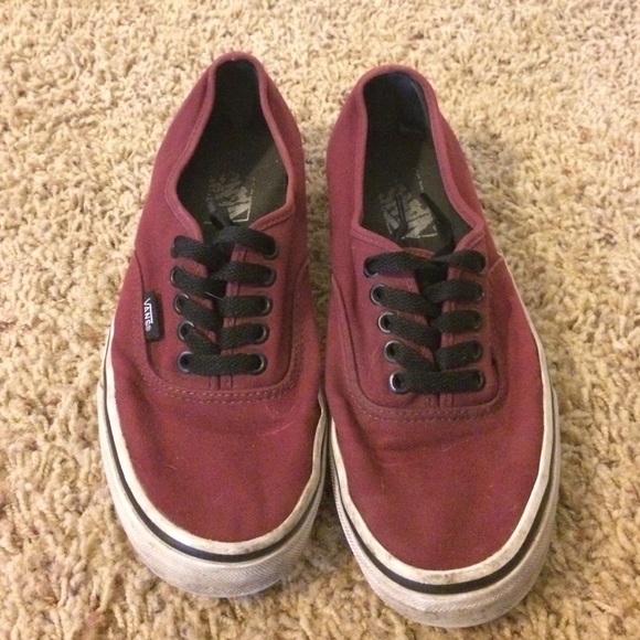 Vans Shoes - Vans Maroon size 8 women's