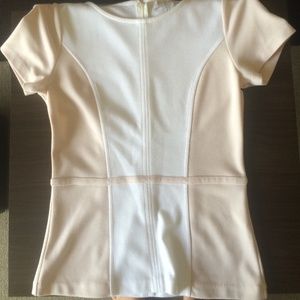 White/beige F21 top