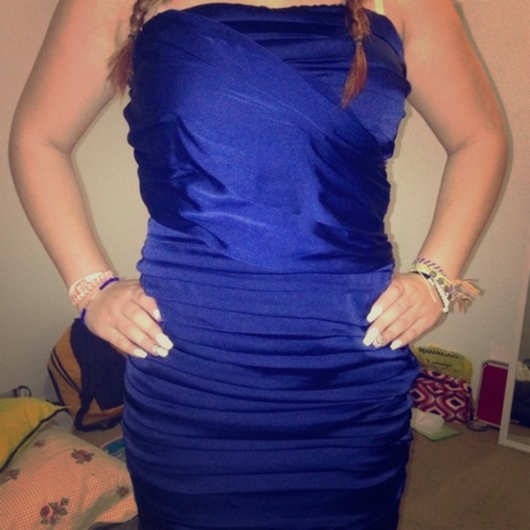 Express Royal Blue Dress
