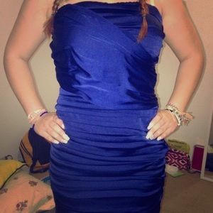 Express Royal Blue Dress