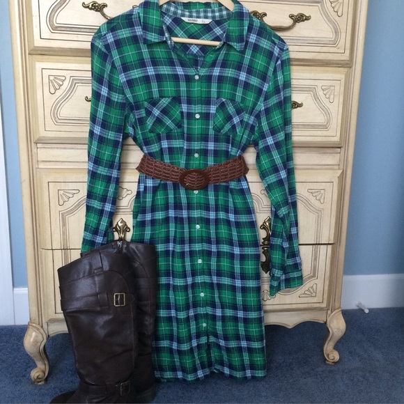 Old navy plaid dress/tunic
