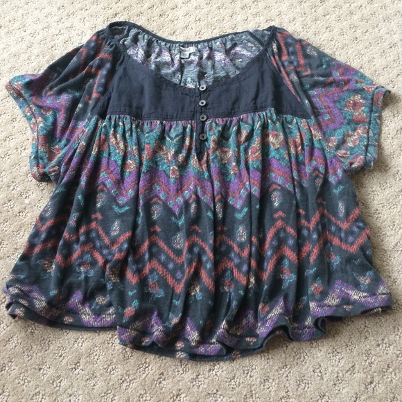 Flowy printed shirt