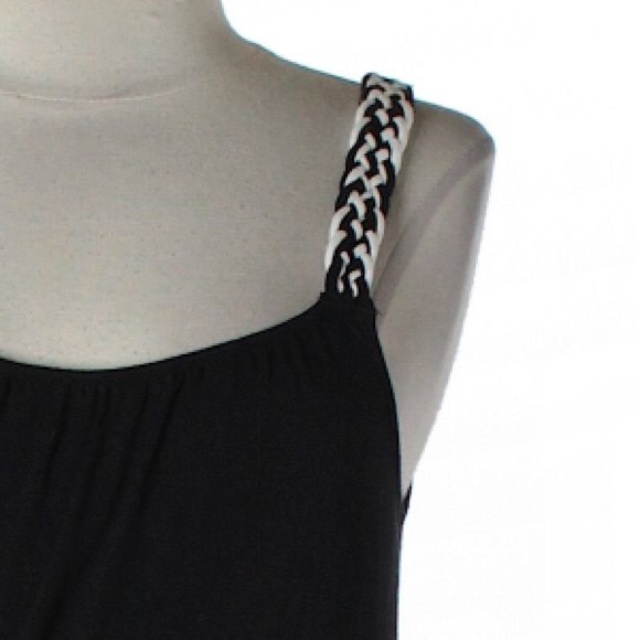 🌷Edgy Braided Shoulder Black Ella Moss Top🌷 - Picture 4 of 4