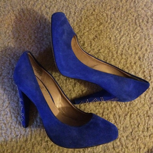Royal blue heels