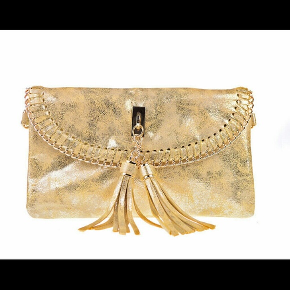 Sondra Roberts Metallic Clutch - Picture 4 of 4