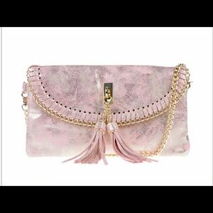 Sondra Roberts Metallic Clutch