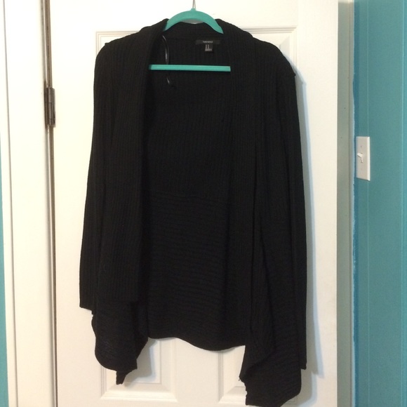 Black cardigan