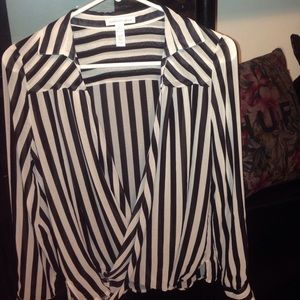 sheer low neck line!! size small, never worn