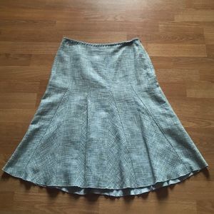 Ann Taylor Knee-length, side-zip skirt