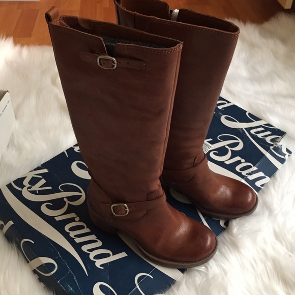 Luck Brand DK Camel Malboro Rollie Boot 6/6.5 - Picture 3 of 4