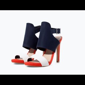 Three tone zara heels size 9/40