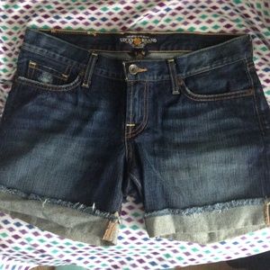 Lucky Brand denim shorts, Sz 2/26