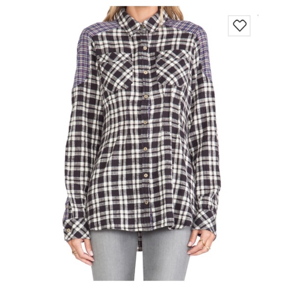 Free People Tops - ⛔️SOLD ON VINTED⛔️FP "Catch Up With Me" Plaid Top