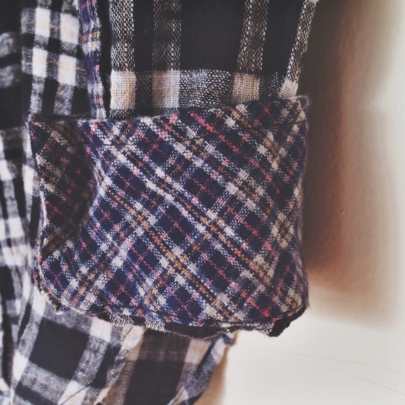 ⛔️SOLD ON VINTED⛔️FP "Catch Up With Me" Plaid Top - Picture 4 of 4
