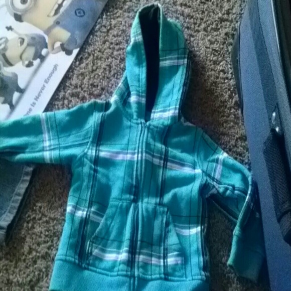 Teal blue jacket