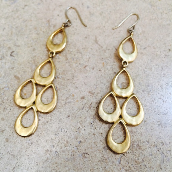 Gold Dangly Earrings