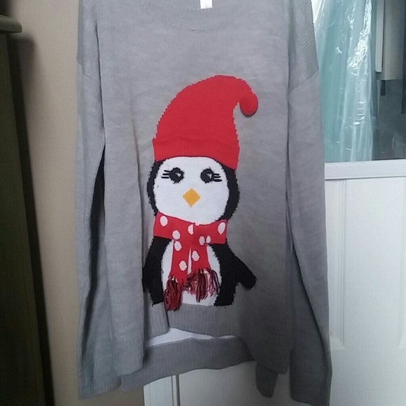 Cute penguin sweater