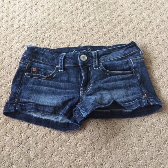 Denim shorts
