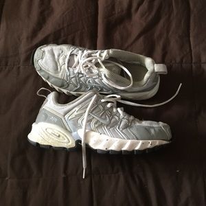Nike air grey running shoes