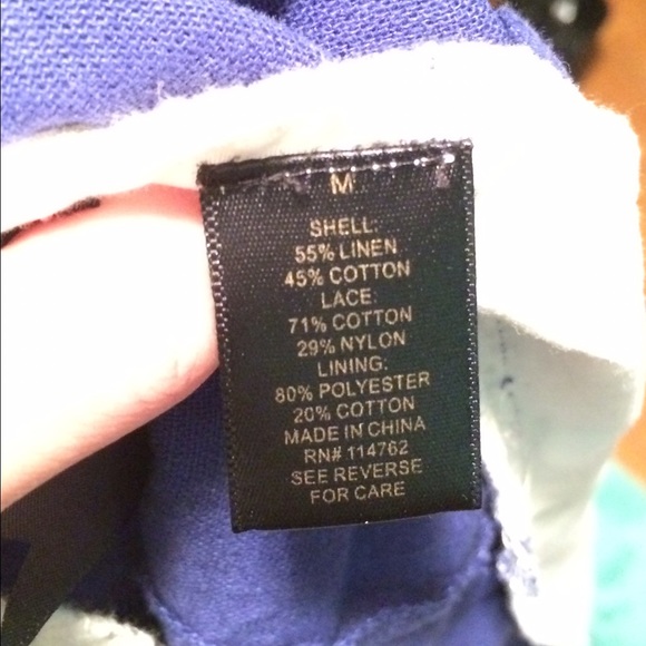 Blue and white summer dress NWOT - Picture 3 of 3