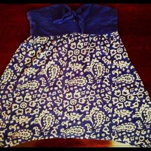 Women's American Eagle medium floral strapless top