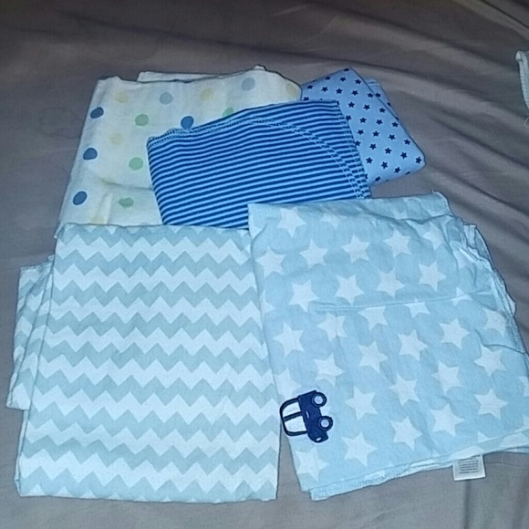 5 Receiving baby blankets
