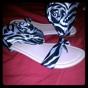 Zebra sandles