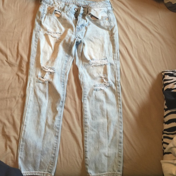American Eagle Boy Friend Crop NWOT