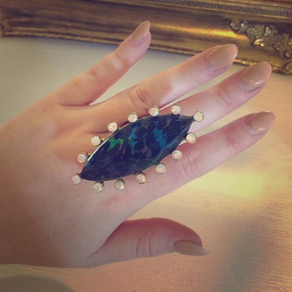 Rainbow Cheetah Ring
