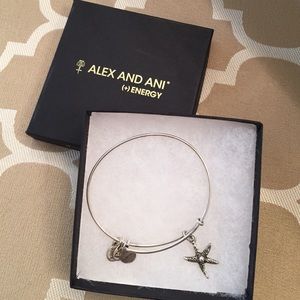 Alex and Ani Silver Starfish Bracelet