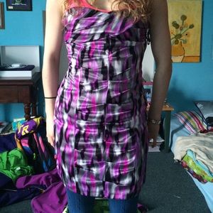 Cute strapless short dress