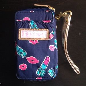 Lilly pulitzer phone / card holding wallet