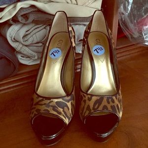 Leopard stilettos