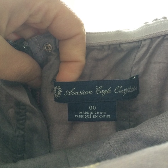 Purple and Gold AE dress size 00 - Picture 3 of 4