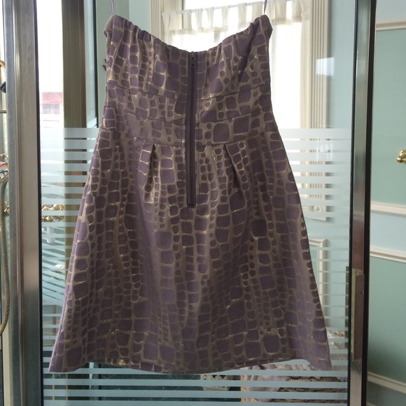 Purple and Gold AE dress size 00 - Picture 4 of 4