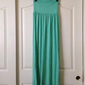 Teal maxi dress