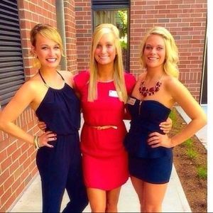 Black romper on the far left!