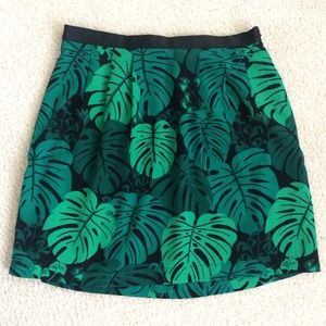 Banana Republic Leaves skirt