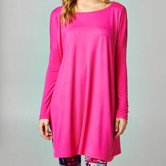 PIKO Dresses & Skirts - 💗HOT pink PIKO dress💗