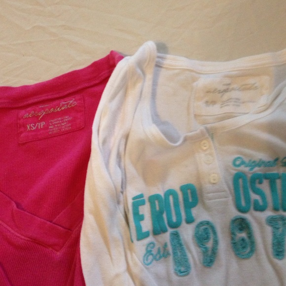 Ladies Aeropostale XS Long sleeve/hoodie bundle - Picture 2 of 4