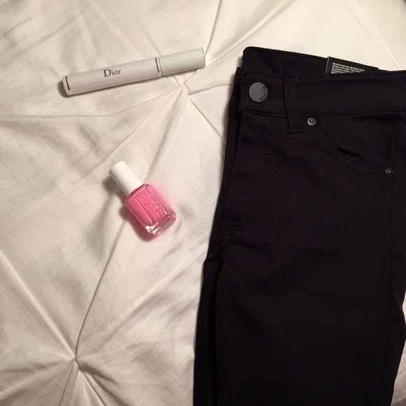 H&M DIVIDED High Rise Pants Black Size 2 | NEW